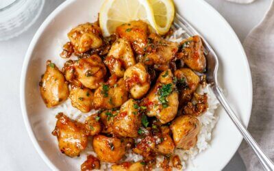Honey Garlic Chicken Bites