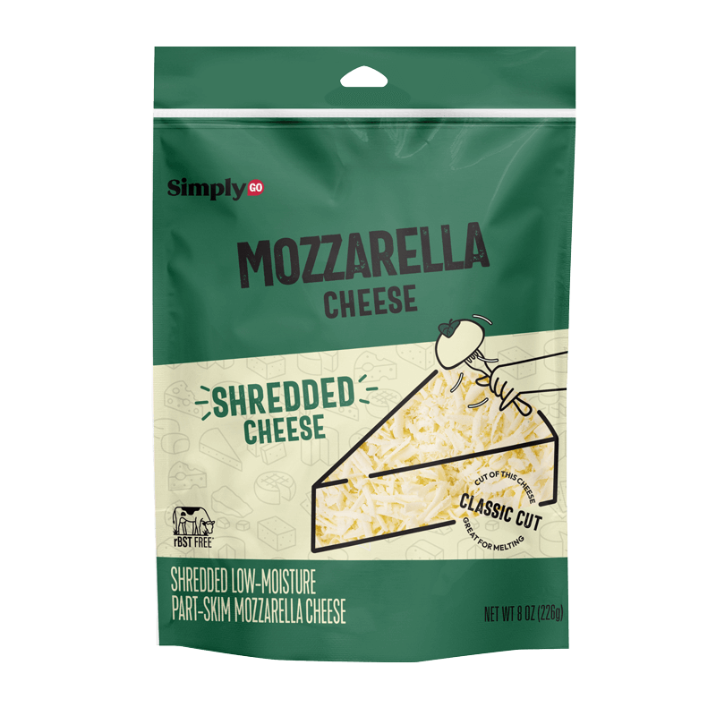 SimplyGo_ShreddedMozzarellaCheese_8Oz