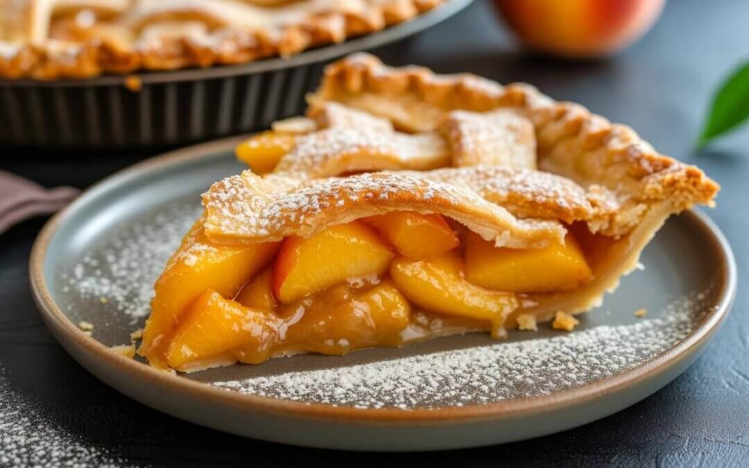 Bourbon Peach Pie